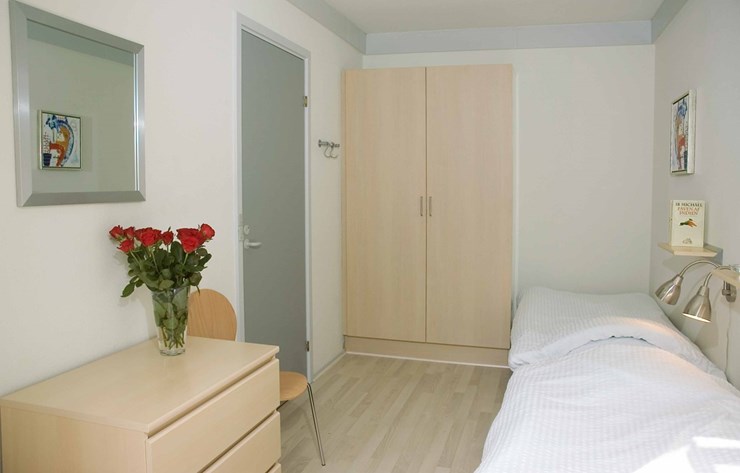 Alle feriehuse har to soveværelser