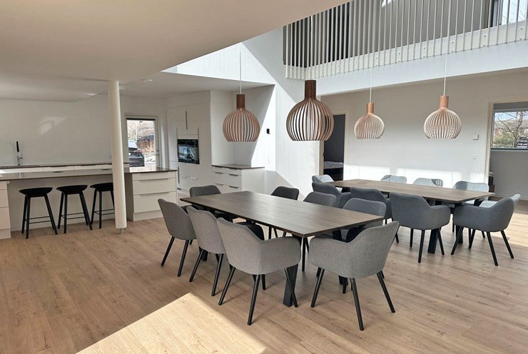 Strandvejshuset har plads til 14 personer