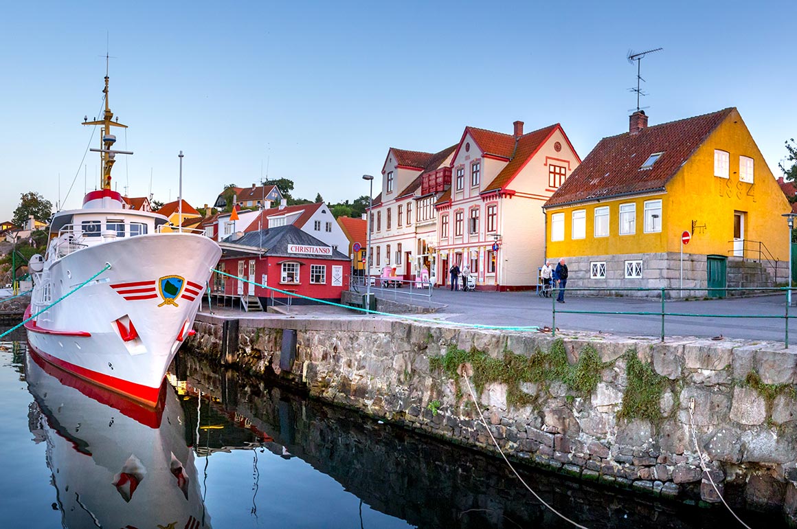 Gudhjem er en af Bornholms idylliske kystbyer