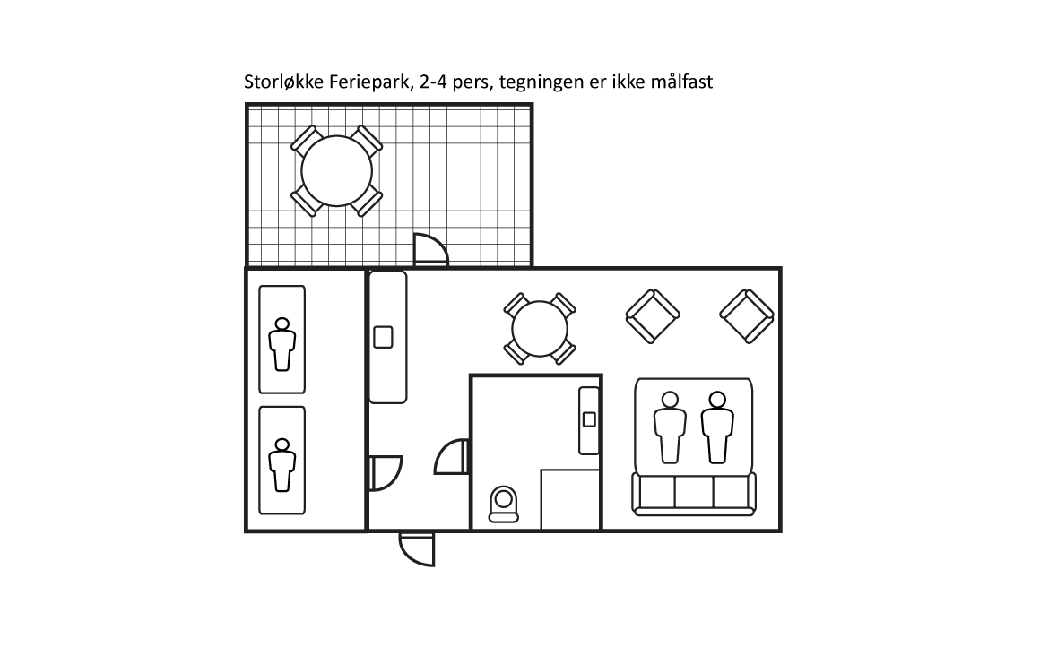 Feriehus for 2-4 personer