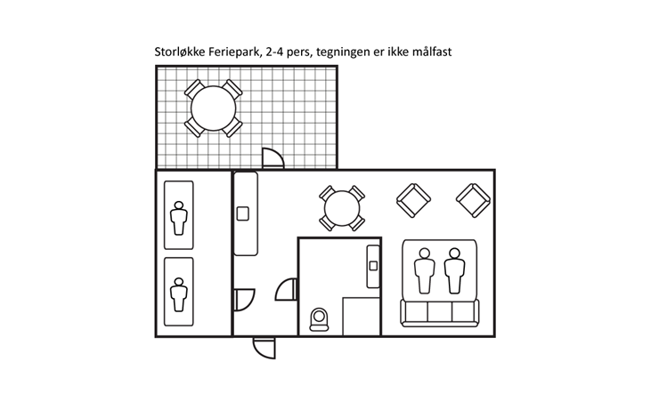 Feriehus for 2-4 personer