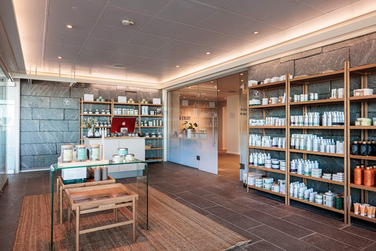 Prøv de lækre produkter i Spashoppen