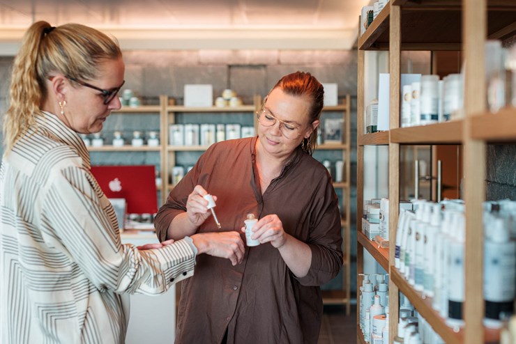 Prøv de lækre produkter i Spashoppen