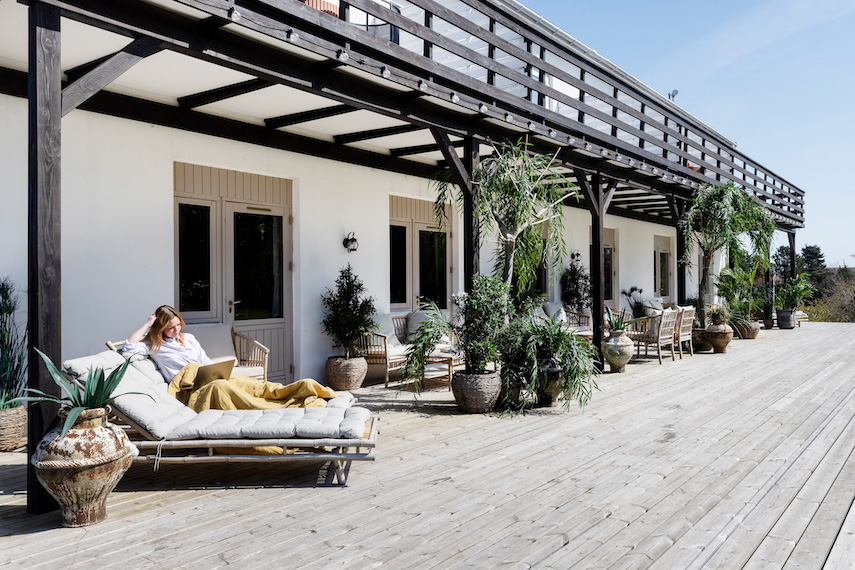 Nyd hotellets rolige omgivelser