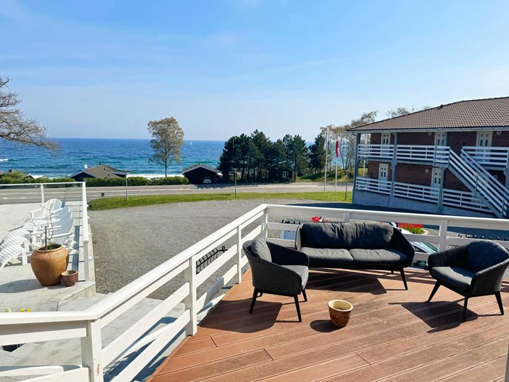 Hotel Friheden er skønt beliggende tæt på havet