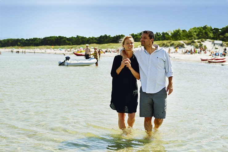Ikke langt fra hotellet finder du sandstranden Balka