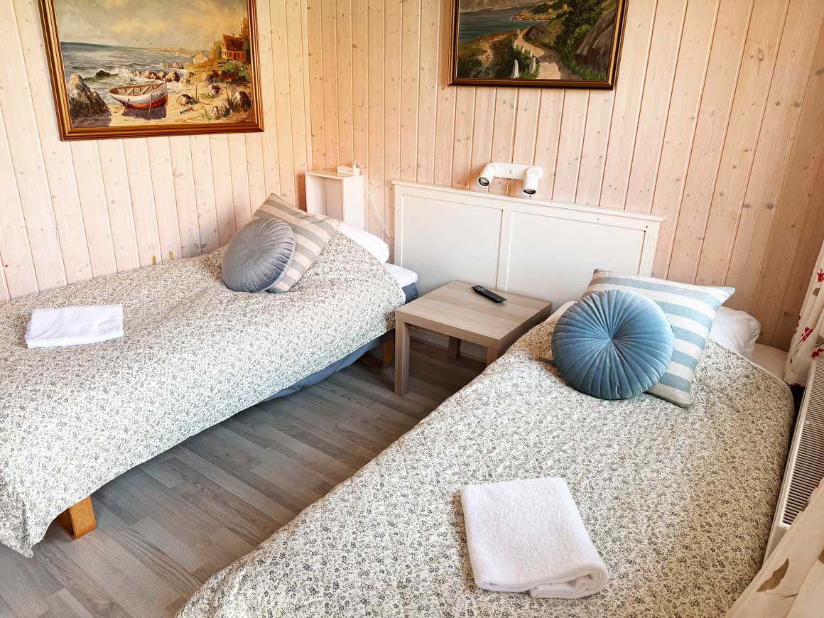 Alle værelser er individuelt indrettet på Slægtsgården