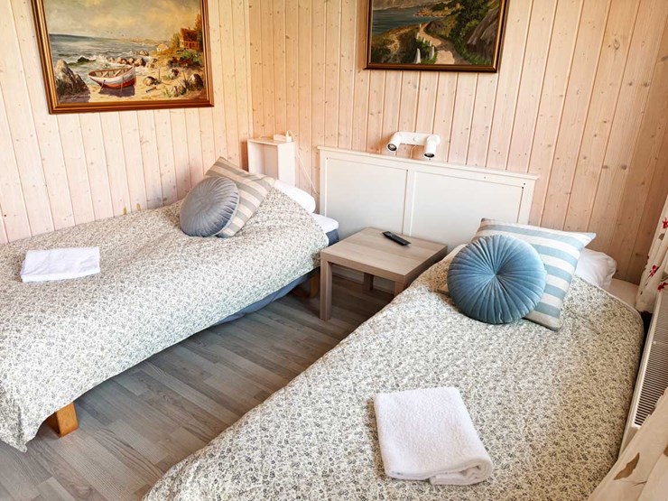 Alle værelser er individuelt indrettet på Slægtsgården