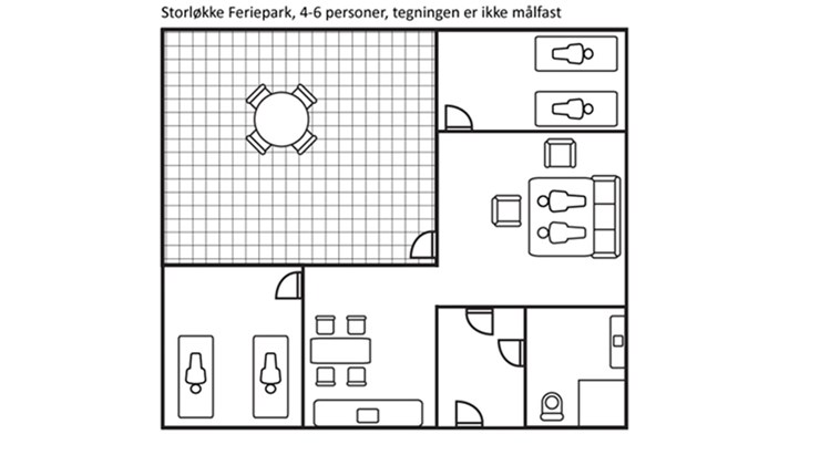 Feriehus for 4-6 personer