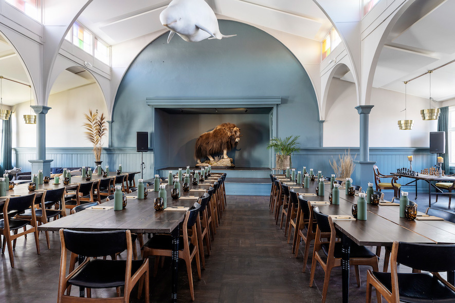 Hotellet byder på både små- og store mødelokaler