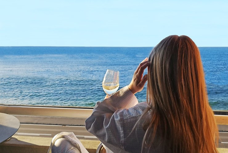 Griffen Spahotel ligger i 1. række til havet