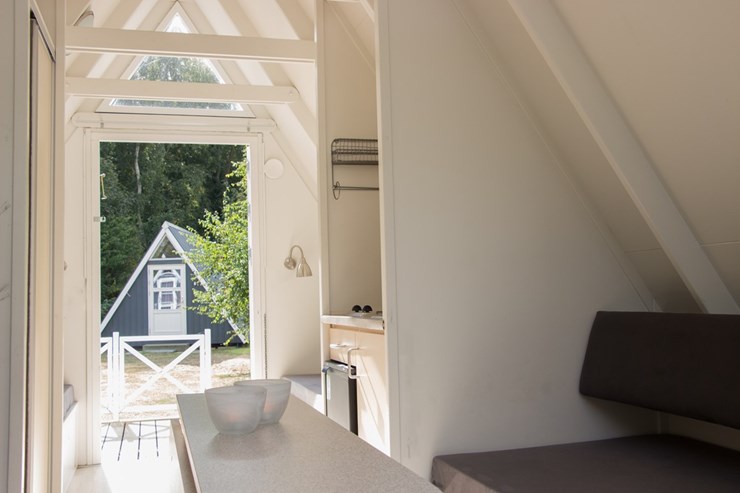 Hytterne har en smart og funktionel indretning