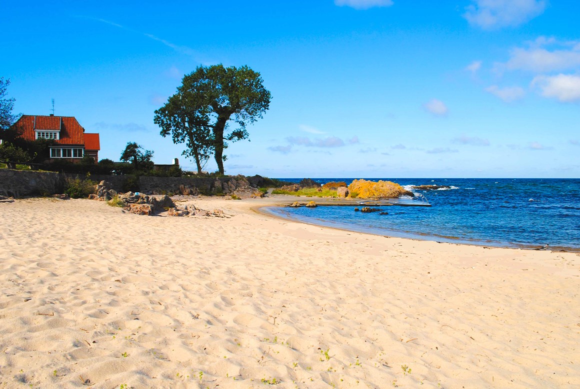 Tæt på Storløkke Feriepark finder du en dejlig strand