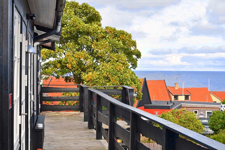 Hotellet er beliggende tæt på centrum og havet