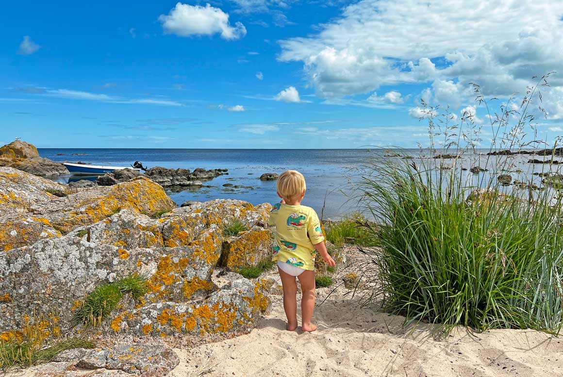 Bornholm har mange børnevenlige strande